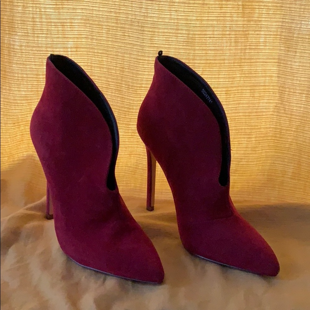 Sexy red High heel booties